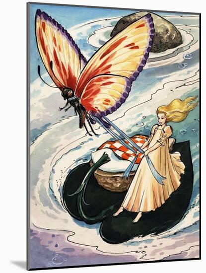 Thumbelina, from the Fun in Toyland Annual, 1959-Nadir Quinto-Mounted Giclee Print