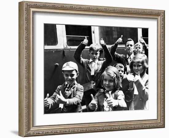 Thumbs Up-Associated Newspapers-Framed Photo