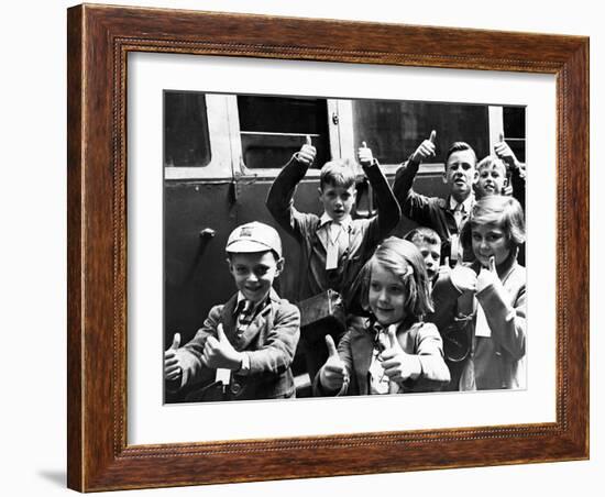 Thumbs Up-Associated Newspapers-Framed Photo