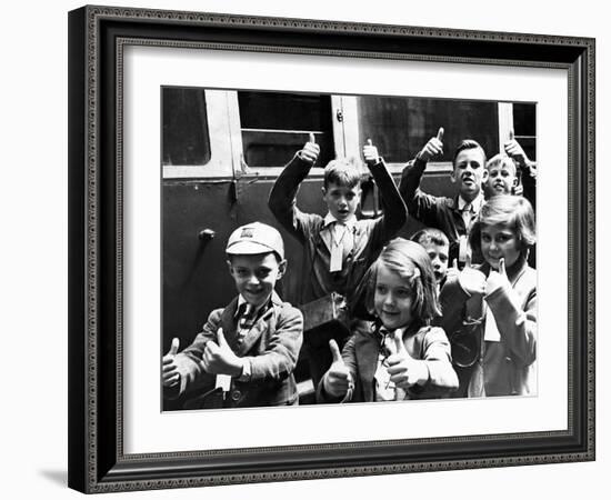 Thumbs Up-Associated Newspapers-Framed Photo