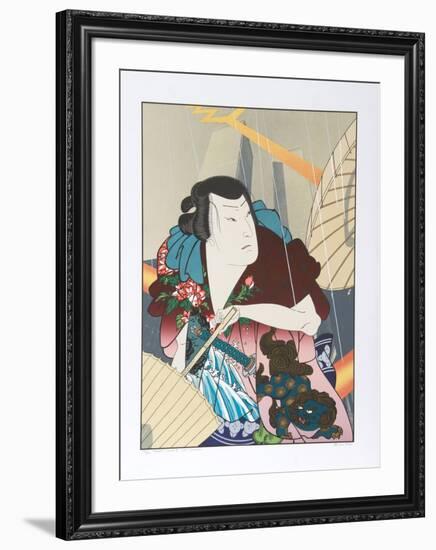 Thunder and Shower II (After Yoshitaka)-Michael Knigin-Framed Collectable Print