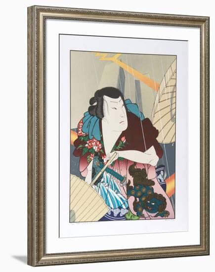 Thunder and Shower II (After Yoshitaka)-Michael Knigin-Framed Collectable Print