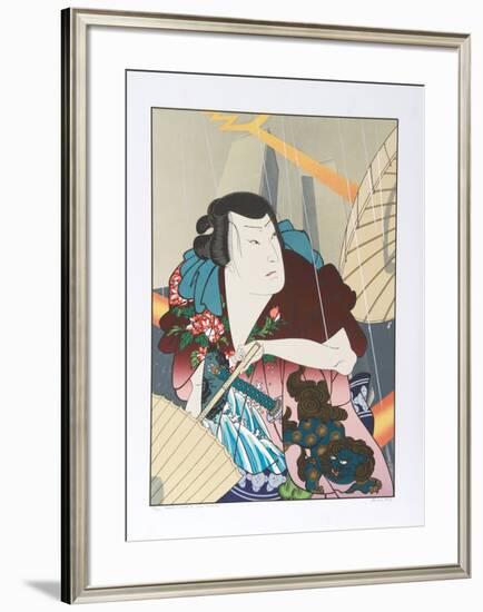 Thunder and Shower II (After Yoshitaka)-Michael Knigin-Framed Collectable Print