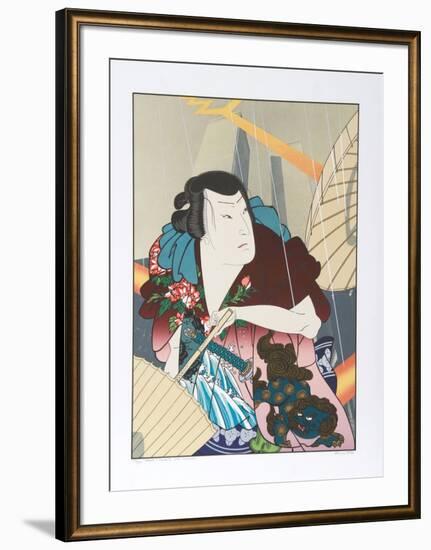 Thunder and Shower II (After Yoshitaka)-Michael Knigin-Framed Collectable Print