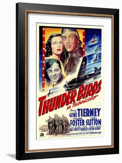 Thunder Birds, 1942-null-Framed Art Print