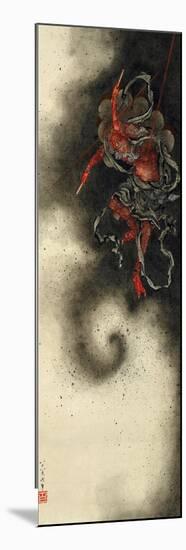 Thunder God, Edo Period, 1847-Katsushika Hokusai-Mounted Giclee Print