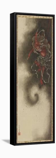 Thunder God, Edo Period, 1847-Katsushika Hokusai-Framed Premier Image Canvas