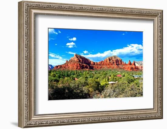 Thunder Mountains - Sedona - Arizona - United States-Philippe Hugonnard-Framed Photographic Print