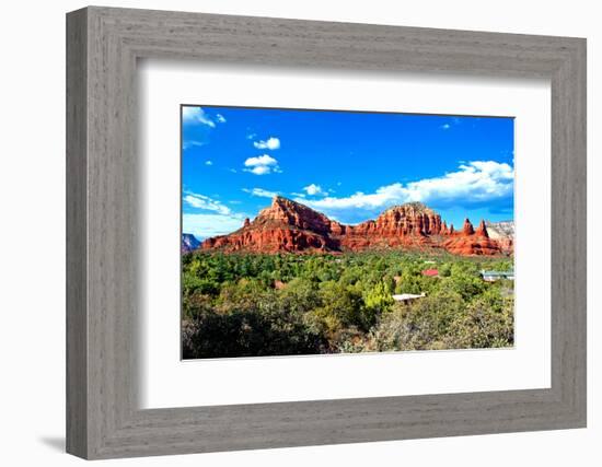 Thunder Mountains - Sedona - Arizona - United States-Philippe Hugonnard-Framed Photographic Print