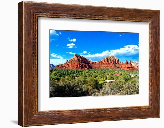 Thunder Mountains - Sedona - Arizona - United States-Philippe Hugonnard-Framed Photographic Print