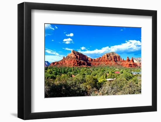 Thunder Mountains - Sedona - Arizona - United States-Philippe Hugonnard-Framed Photographic Print