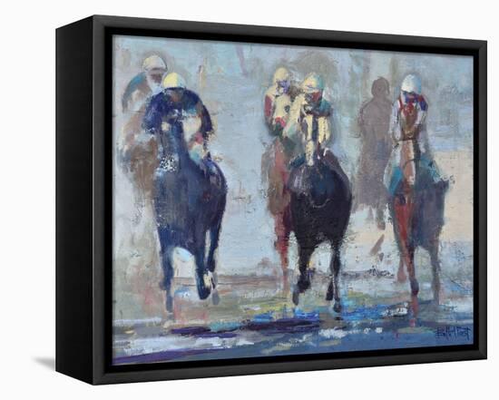 Thunder Run-Beth A. Forst-Framed Stretched Canvas