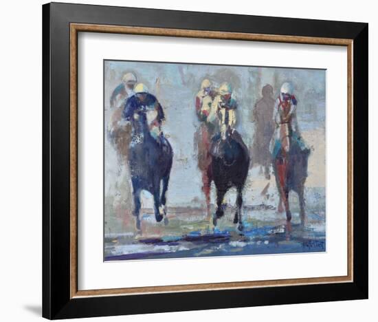 Thunder Run-Beth A. Forst-Framed Art Print