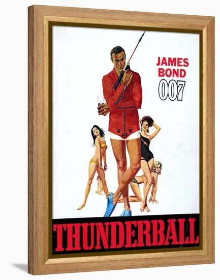 Thunderball, Sean Connery 1965-null-Framed Stretched Canvas