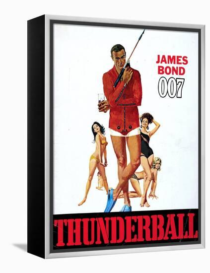 Thunderball, Sean Connery 1965-null-Framed Stretched Canvas