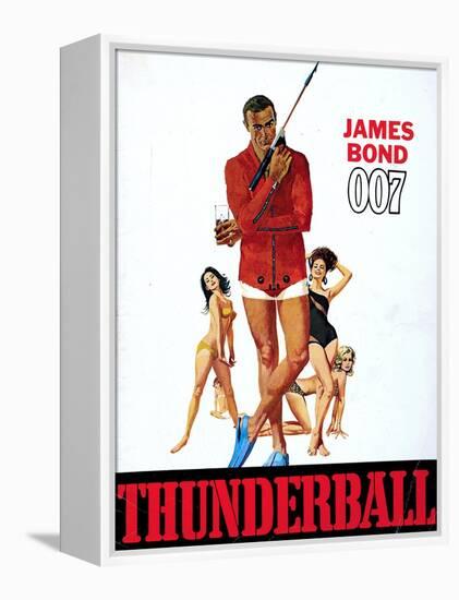 Thunderball, Sean Connery 1965-null-Framed Stretched Canvas