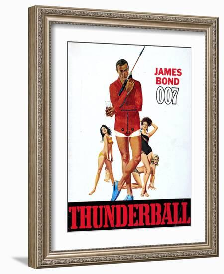 Thunderball, Sean Connery 1965-null-Framed Art Print