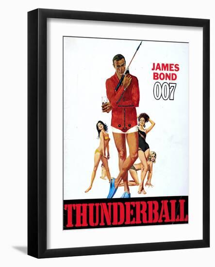 Thunderball, Sean Connery 1965-null-Framed Art Print