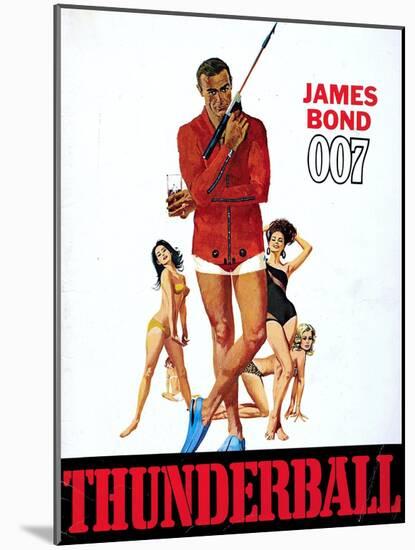 Thunderball, Sean Connery 1965-null-Mounted Art Print