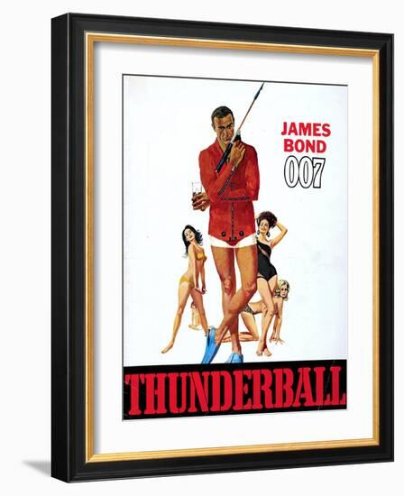 Thunderball, Sean Connery 1965-null-Framed Art Print