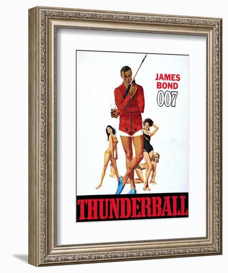 Thunderball, Sean Connery 1965-null-Framed Premium Giclee Print