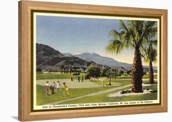 Thunderbird County Club, Palm Springs-null-Framed Stretched Canvas