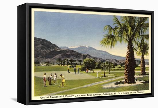 Thunderbird County Club, Palm Springs-null-Framed Stretched Canvas
