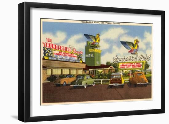 Thunderbird Hotel, Las Vegas, Nevada-null-Framed Art Print