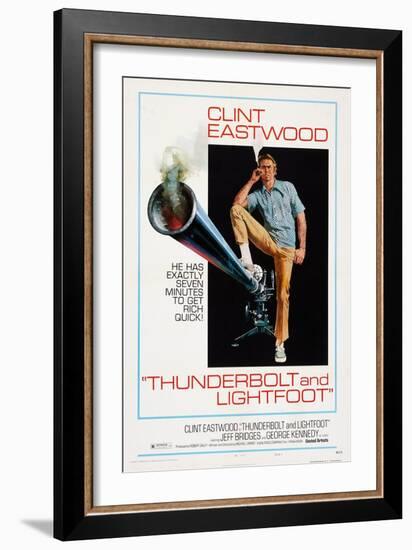 Thunderbolt and Lightfoot, Clint Eastwood, 1974-null-Framed Premium Giclee Print