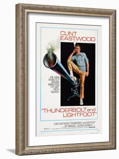 Thunderbolt and Lightfoot, Clint Eastwood, 1974-null-Framed Art Print