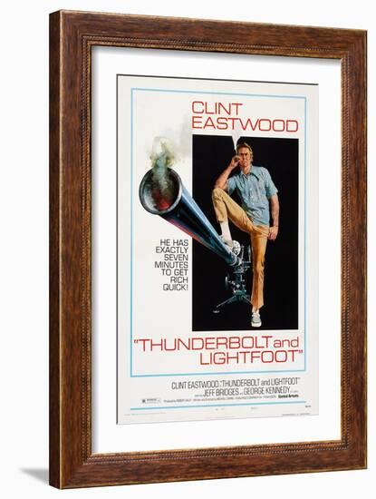 Thunderbolt and Lightfoot, Clint Eastwood, 1974-null-Framed Art Print