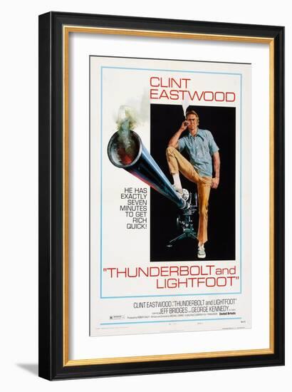 Thunderbolt and Lightfoot, Clint Eastwood, 1974-null-Framed Art Print