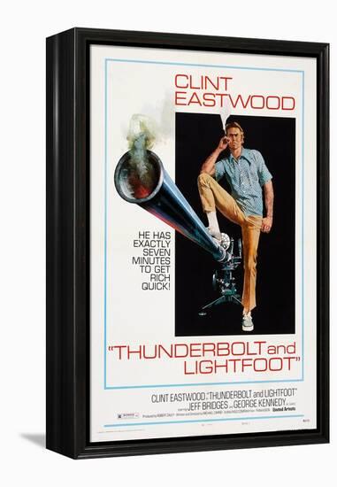 Thunderbolt and Lightfoot, Clint Eastwood, 1974-null-Framed Stretched Canvas