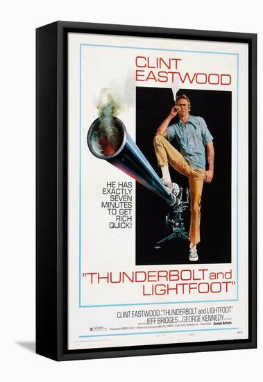 Thunderbolt and Lightfoot, Clint Eastwood, 1974-null-Framed Stretched Canvas