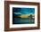 Thundercloud off of Ke'e Beach at sunset, Na Pali Coast, Kauai, Hawaii, USA-Mark A Johnson-Framed Photographic Print