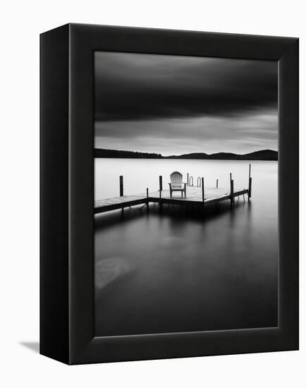 Thunderstorm Approaching Thompson Lake-Geoffrey Ansel Agrons-Framed Premier Image Canvas