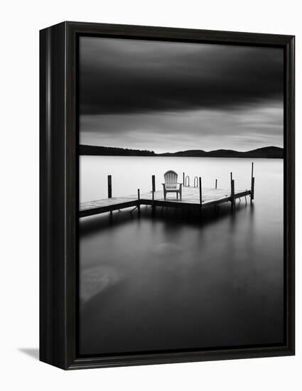 Thunderstorm Approaching Thompson Lake-Geoffrey Ansel Agrons-Framed Premier Image Canvas