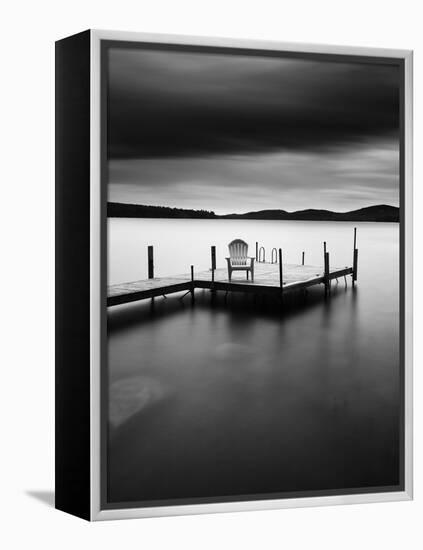 Thunderstorm Approaching Thompson Lake-Geoffrey Ansel Agrons-Framed Premier Image Canvas