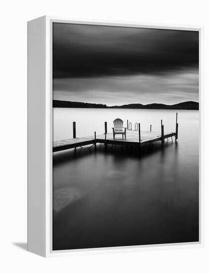 Thunderstorm Approaching Thompson Lake-Geoffrey Ansel Agrons-Framed Premier Image Canvas