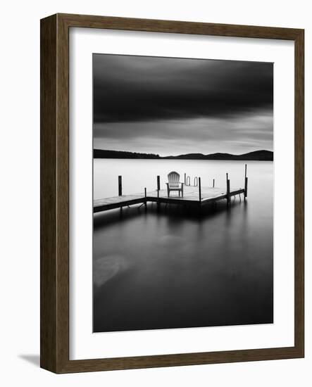 Thunderstorm Approaching Thompson Lake-Geoffrey Ansel Agrons-Framed Photographic Print