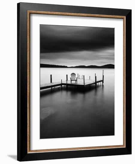 Thunderstorm Approaching Thompson Lake-Geoffrey Ansel Agrons-Framed Photographic Print