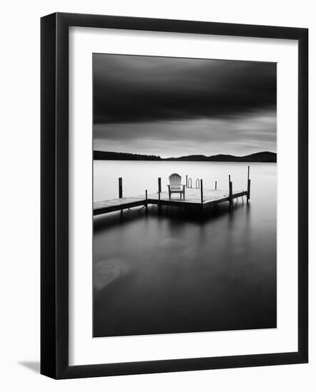 Thunderstorm Approaching Thompson Lake-Geoffrey Ansel Agrons-Framed Photographic Print