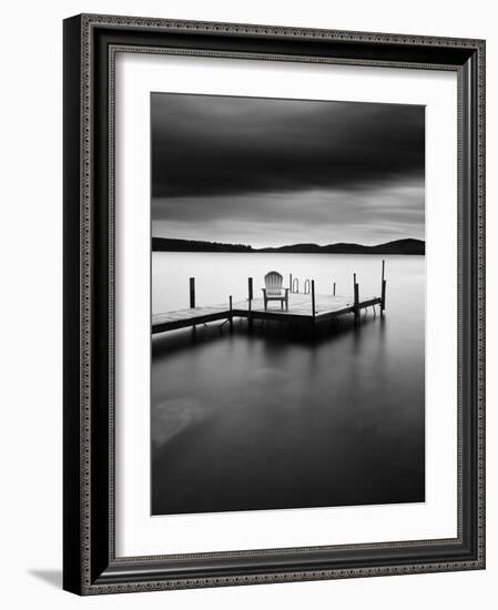 Thunderstorm Approaching Thompson Lake-Geoffrey Ansel Agrons-Framed Photographic Print