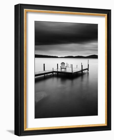 Thunderstorm Approaching Thompson Lake-Geoffrey Ansel Agrons-Framed Photographic Print