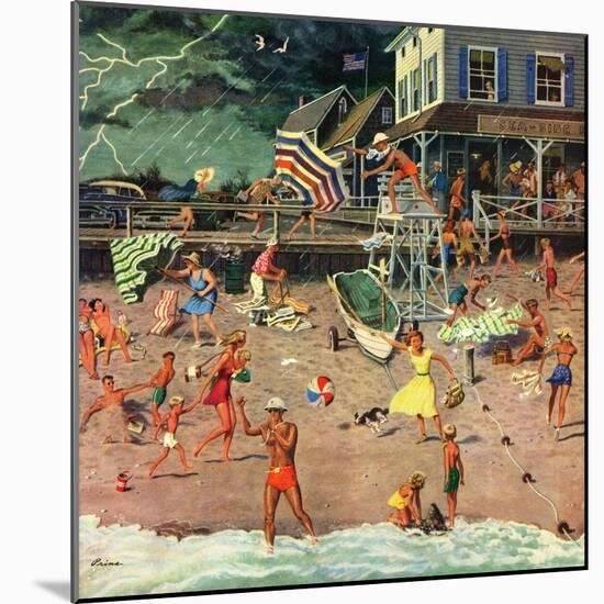 "Thunderstorm at the Shore", July 10, 1954-Ben Kimberly Prins-Mounted Giclee Print