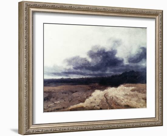 Thunderstorm, Circa 1830-Georges Michel-Framed Giclee Print