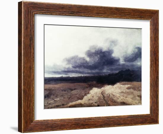 Thunderstorm, Circa 1830-Georges Michel-Framed Giclee Print