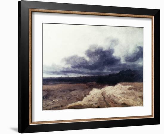 Thunderstorm, Circa 1830-Georges Michel-Framed Giclee Print