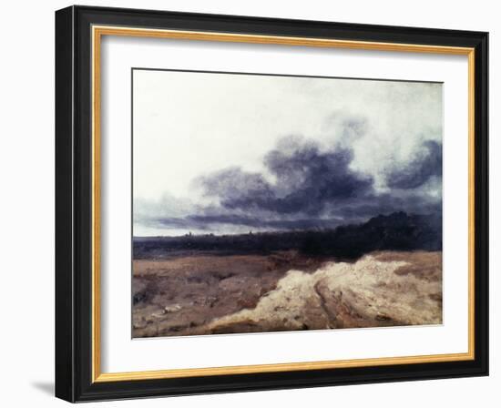 Thunderstorm, Circa 1830-Georges Michel-Framed Giclee Print