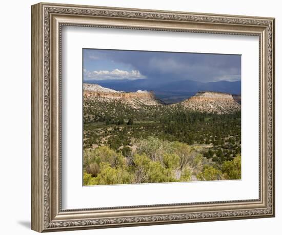 Thunderstorm Near Los Alamos, New Mexico, United States of America, North America-Richard Cummins-Framed Photographic Print